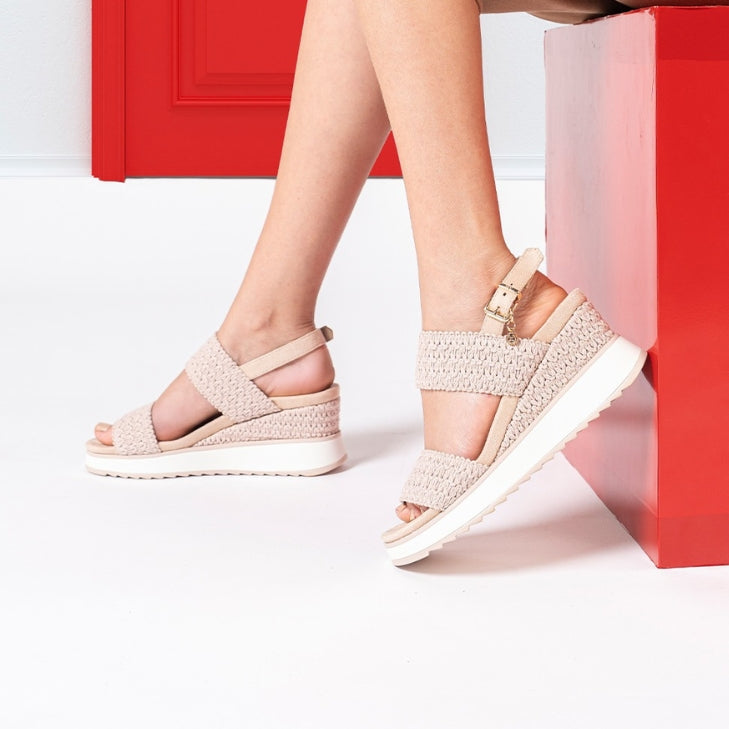 143858 CASUAL SANDALIAS Beige