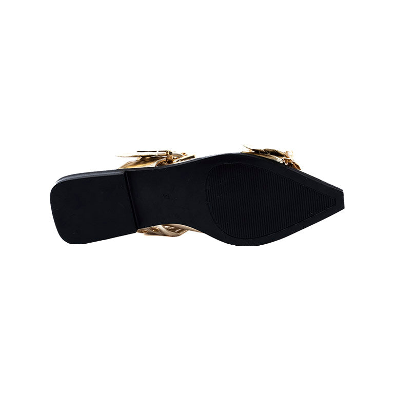 RIKELI82A CASUAL BALLERINA FLAT Dorado