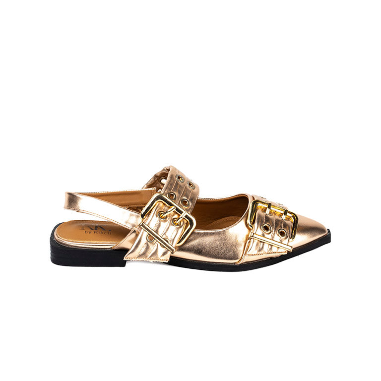 RIKELI82A CASUAL BALLERINA FLAT Bronce