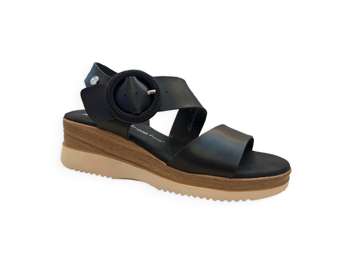 143944 CASUAL SANDALIAS SLIP-ON (DE METER) Negro