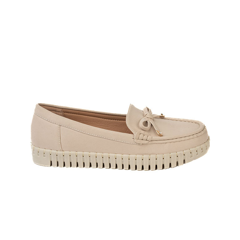 RIKELI104B MOCASINES CASUALES Beige