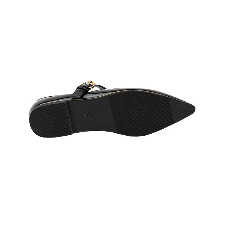 RIKELI108A BALLERINA FLAT Negro
