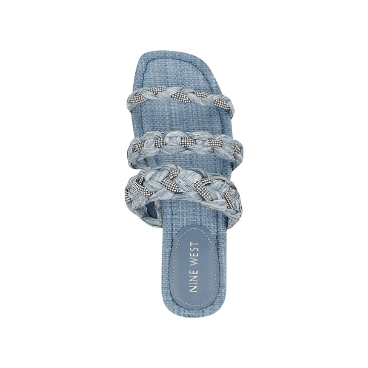 WNQAZZ3 SANDALIAS FLAT Azul