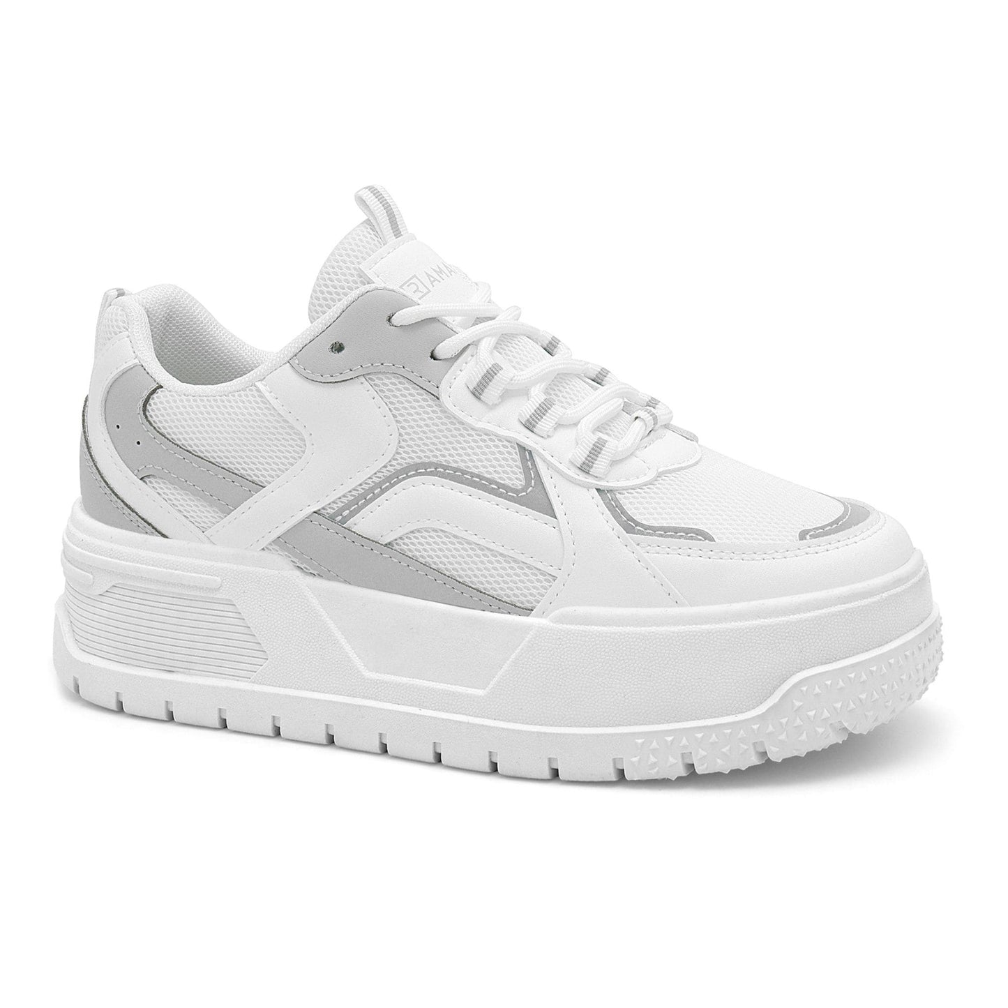 25-76232 TENIS PLATAFORMA Gris