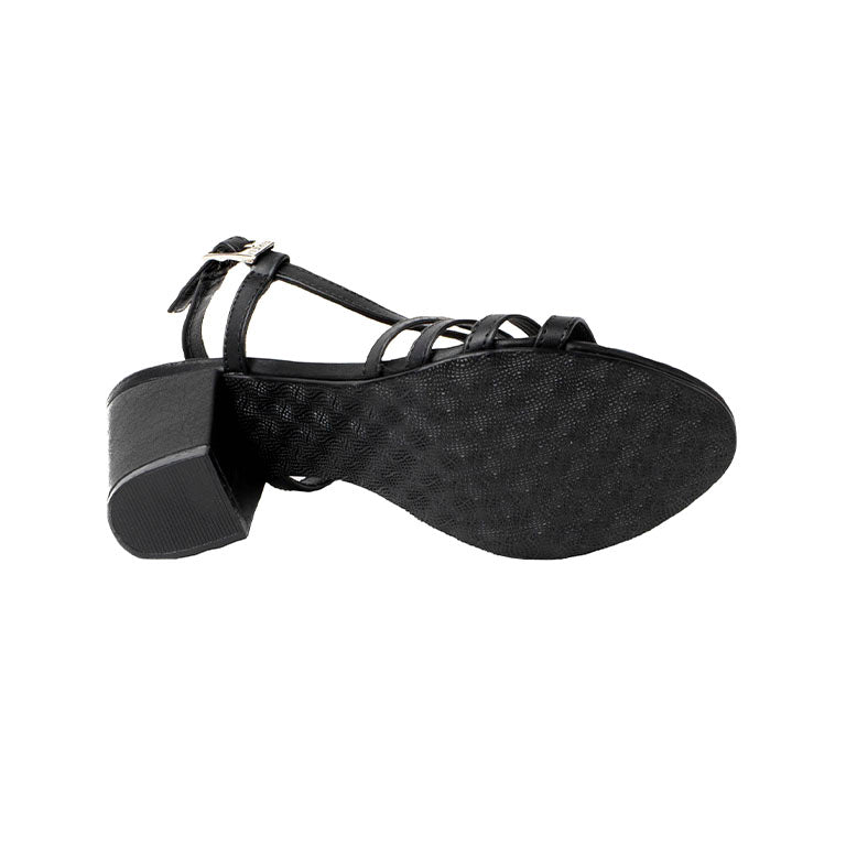 RK 233-22 Sandalias Tacón CMS 7 Negro