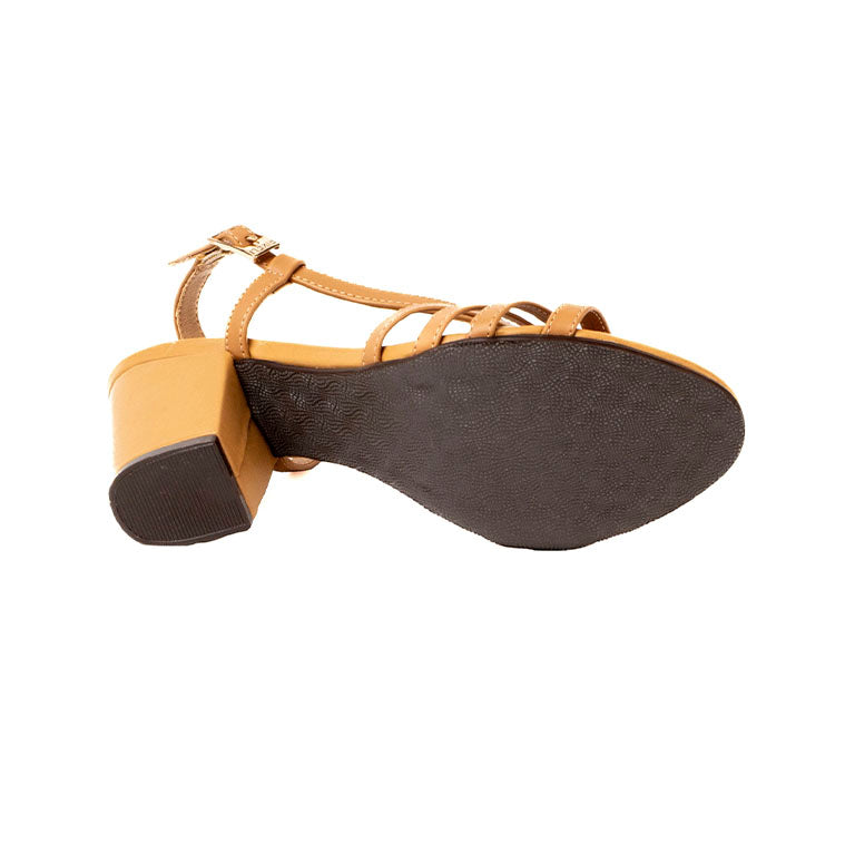 RK 233-22 Sandalias Tacón CMS 7 Camel