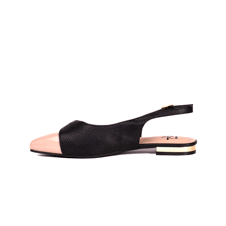 RK180A BALLERINA RIKELI CASUALES FLAT Negro