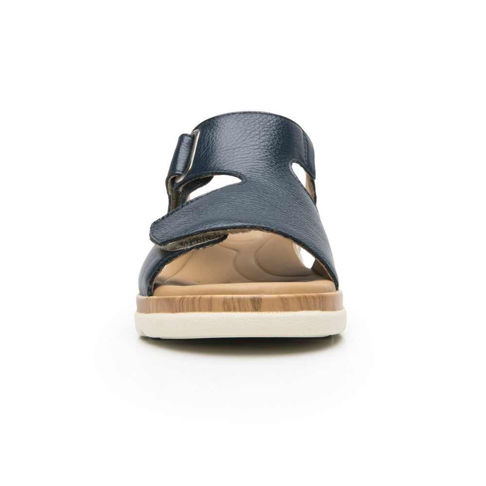 124210 SANDALIAS VELCRO DARIANA Azul