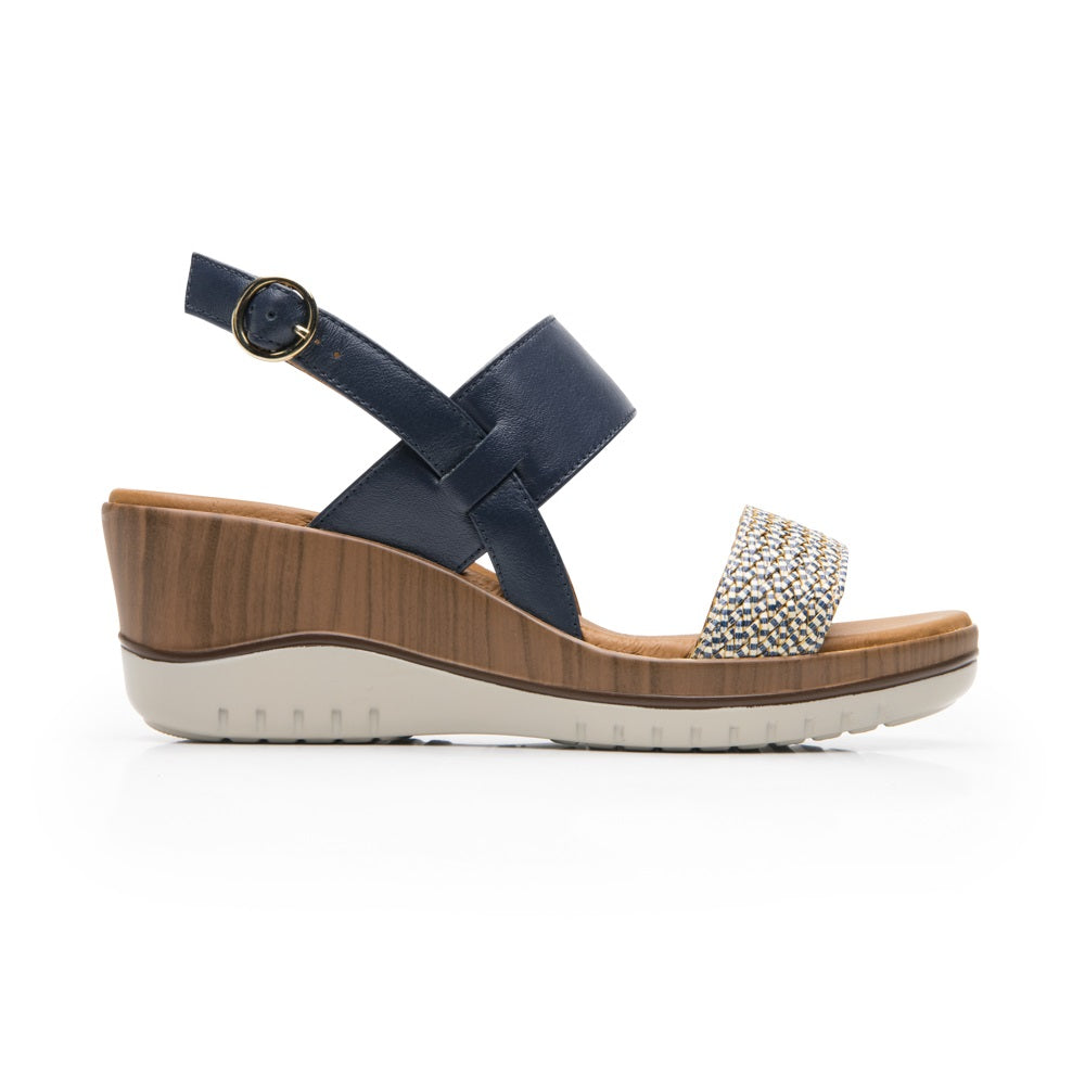 113325 SANDALIAS CUÑA EMILY Azul