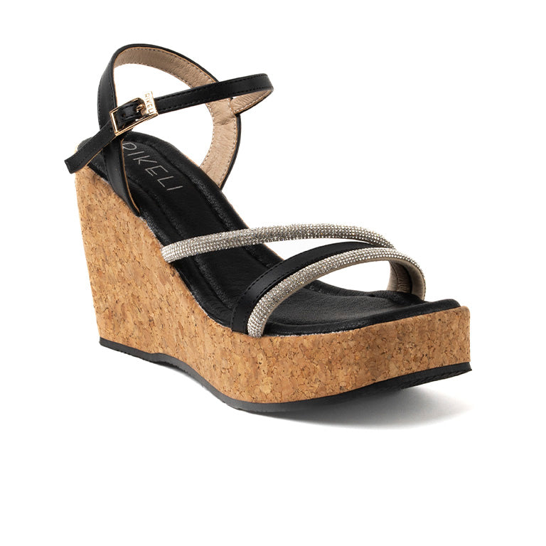 RK 336-05 SANDALIAS PLATAFORMA CMS 10 Negro 36