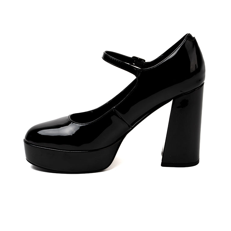 WNPRETZ3 CASUAL FORMAL TACÓN Negro