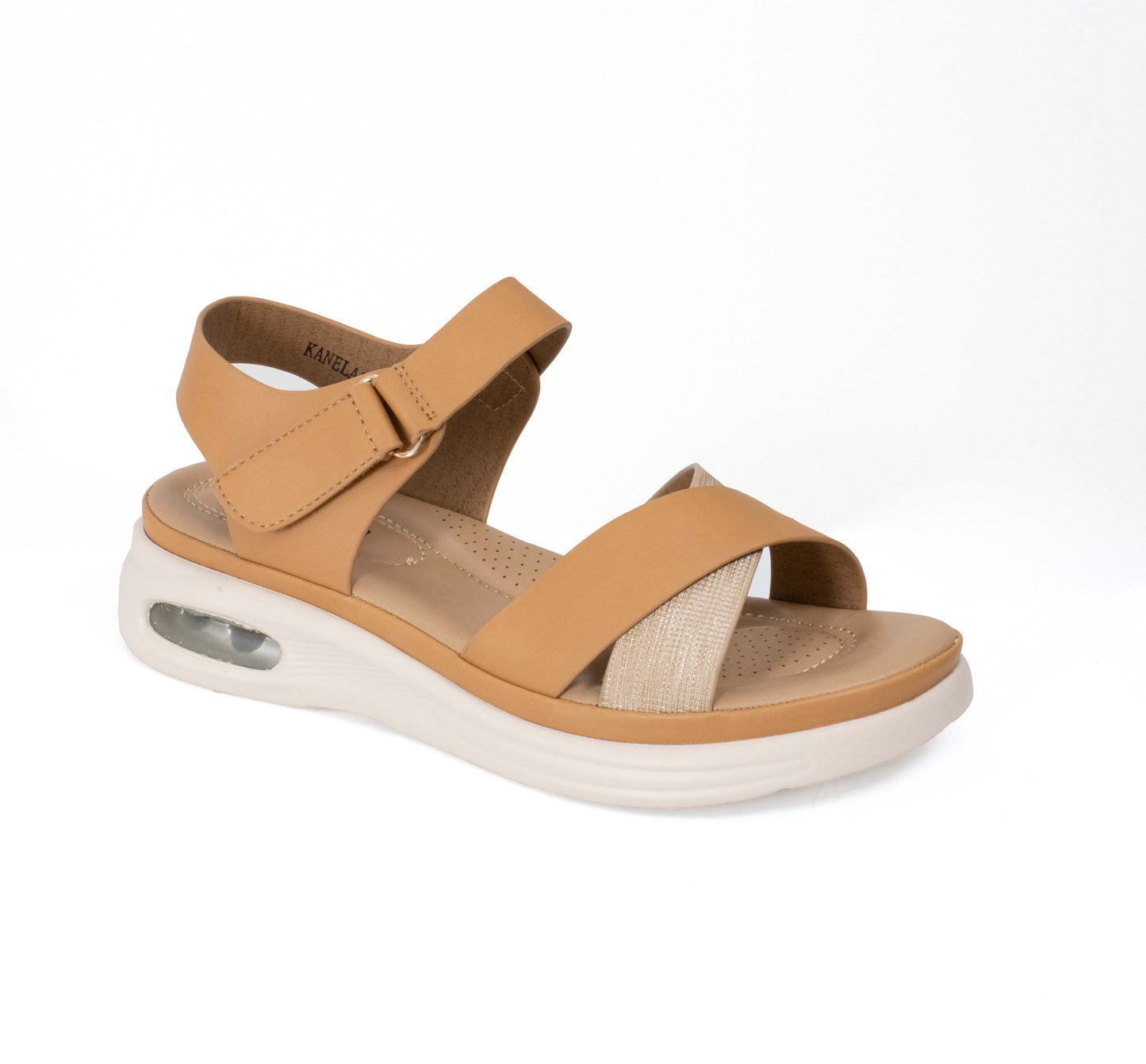 KANELA203LA CASUAL SANDALIAS CON HEBILLA Marron