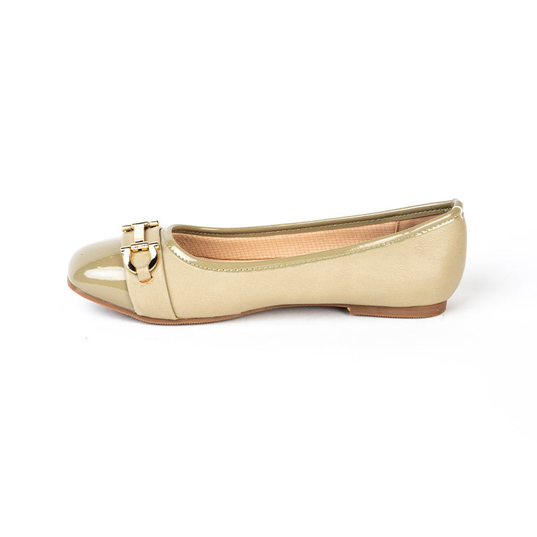 RIKELI92A CASUAL BALLERINA FLAT Verde