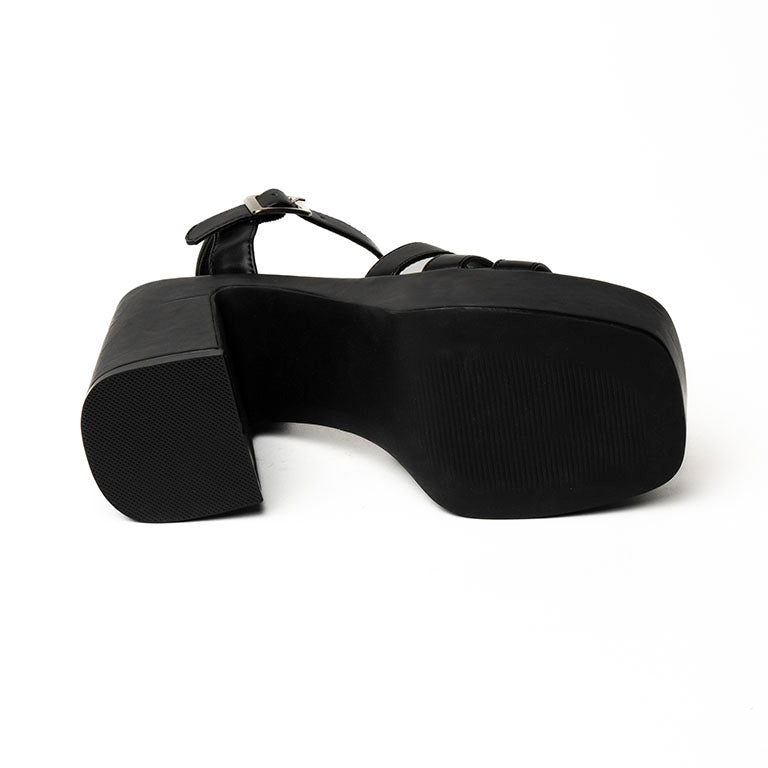 23034 SANDALIAS FLAT SANDALIAS Negro 39