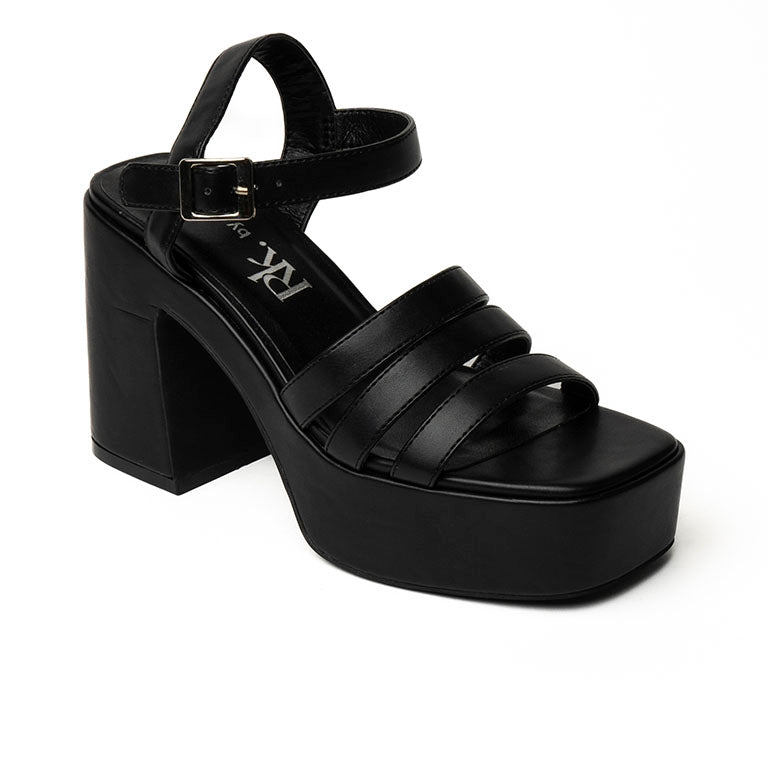 23034 SANDALIAS FLAT SANDALIAS Negro 39