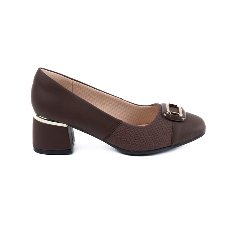 RIKELI73A CASUAL TACÓN CMS 5 Marron