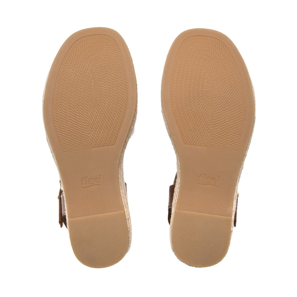 135401 SANDALIAS CUÑA MERIDA Rojo