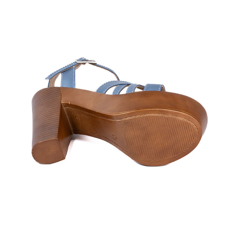 RK 157-75 SANDALIAS TACÓN CMS 12 Celeste