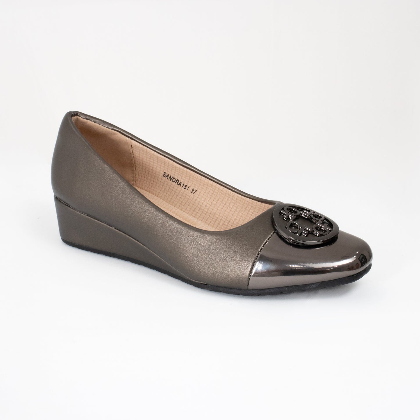 SANDRA151LA CASUAL FORMAL BAJO Gris