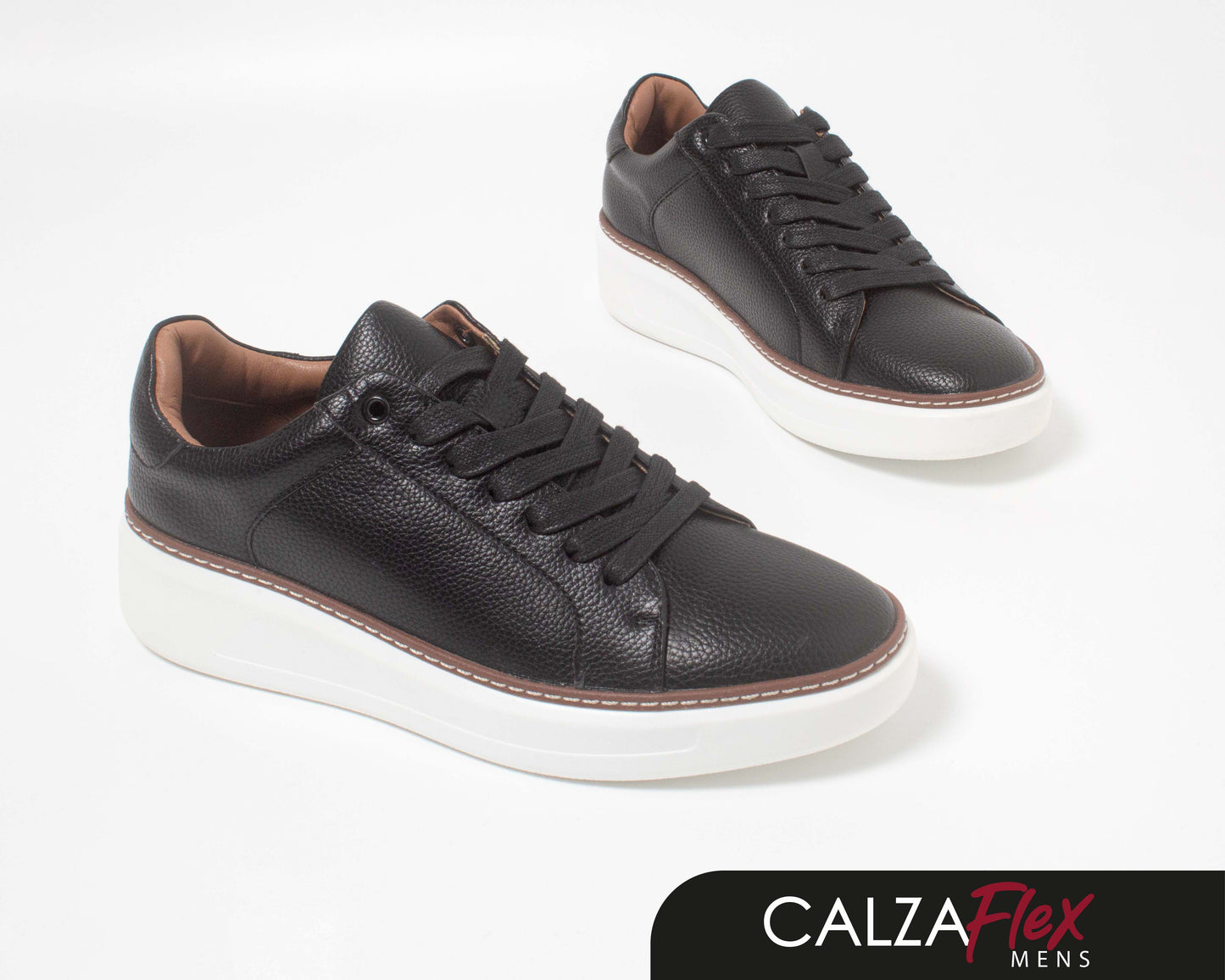 BRUNO010MB CASUAL TENIS AMARRADOS Negro