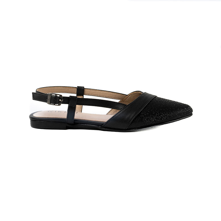 RK 343-01 CASUAL VESTIR FLAT Negro