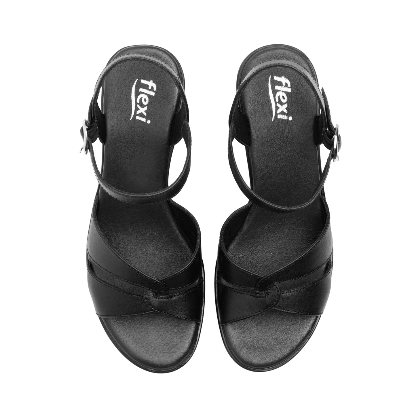 102921 SANDALIAS TACÓN LORY Negro
