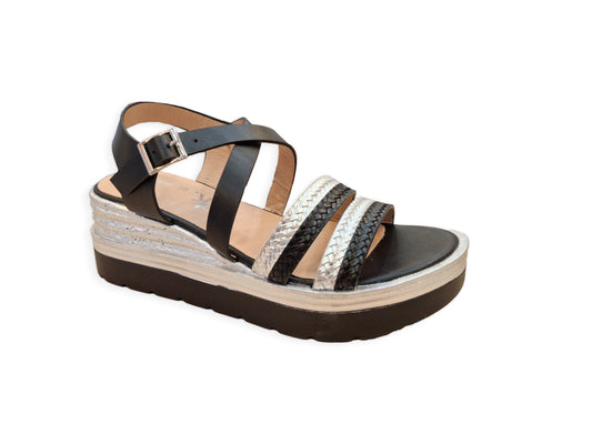 24402 SANDALIAS PLATAFORMA CMS 5 Negro