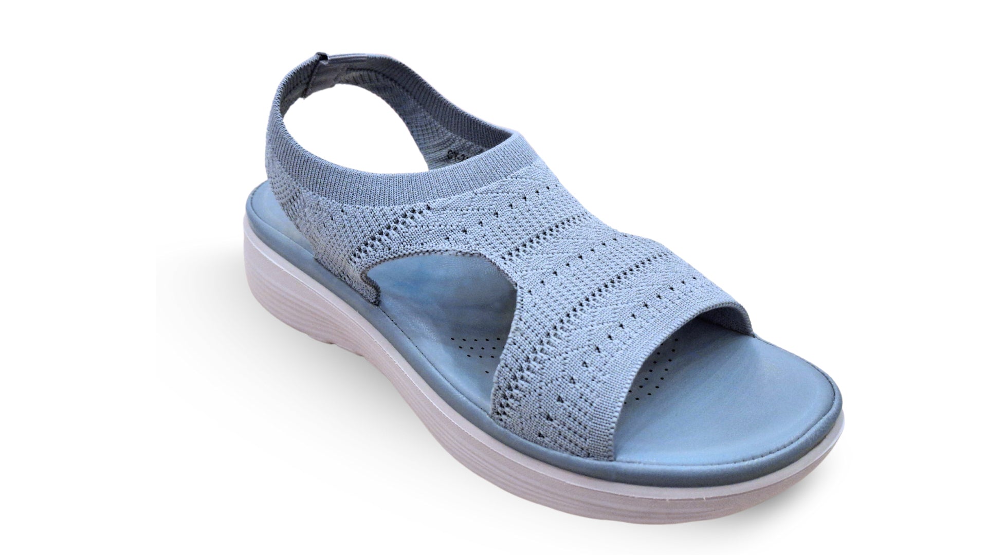 CY-240513 SANDALIAS PLATAFORMA COMFORT Azul
