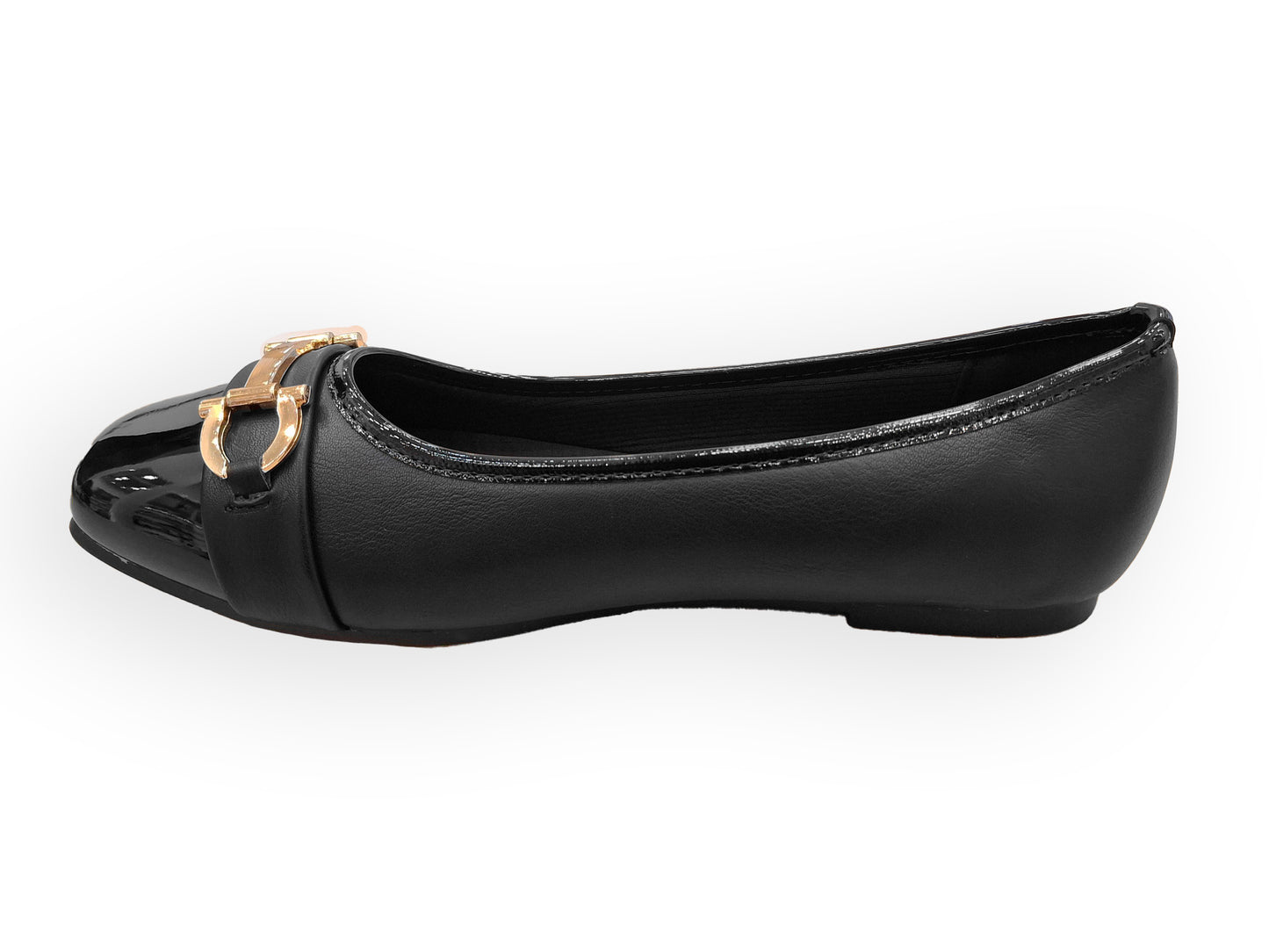 RIKELI92A CASUAL BALLERINA FLAT Negro