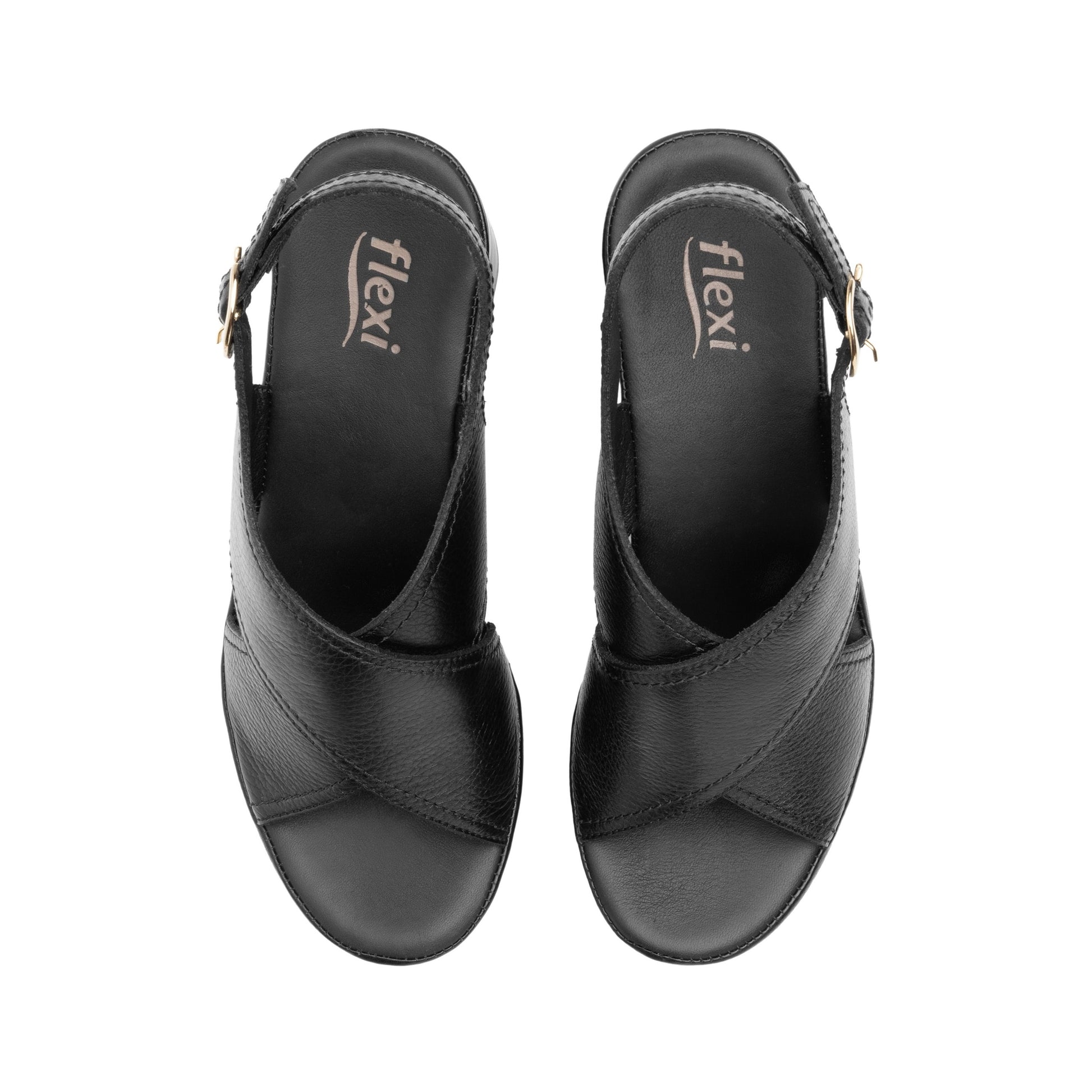 122701 SANDALIAS TACÓN BIRGIT Negro