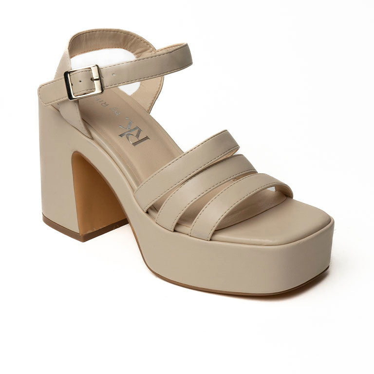 23034 SANDALIAS FLAT SANDALIAS Beige