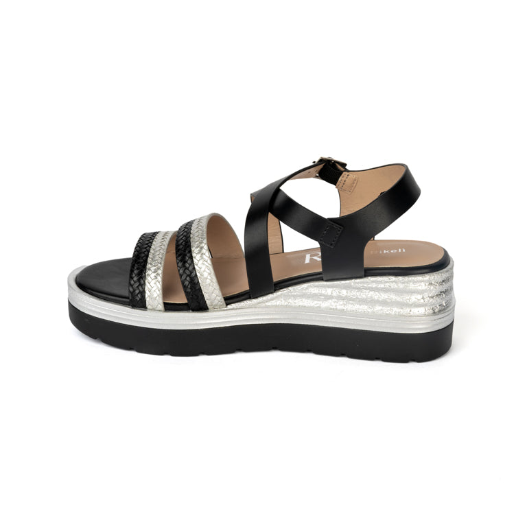 24402 SANDALIAS PLATAFORMA CMS 5 Negro