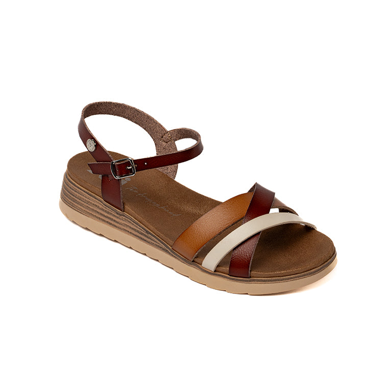 142848 CASUAL SANDALIAS CMS 4 Marron
