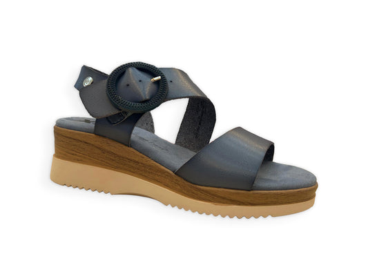 143944 CASUAL SANDALIAS SLIP-ON (DE METER) Azul