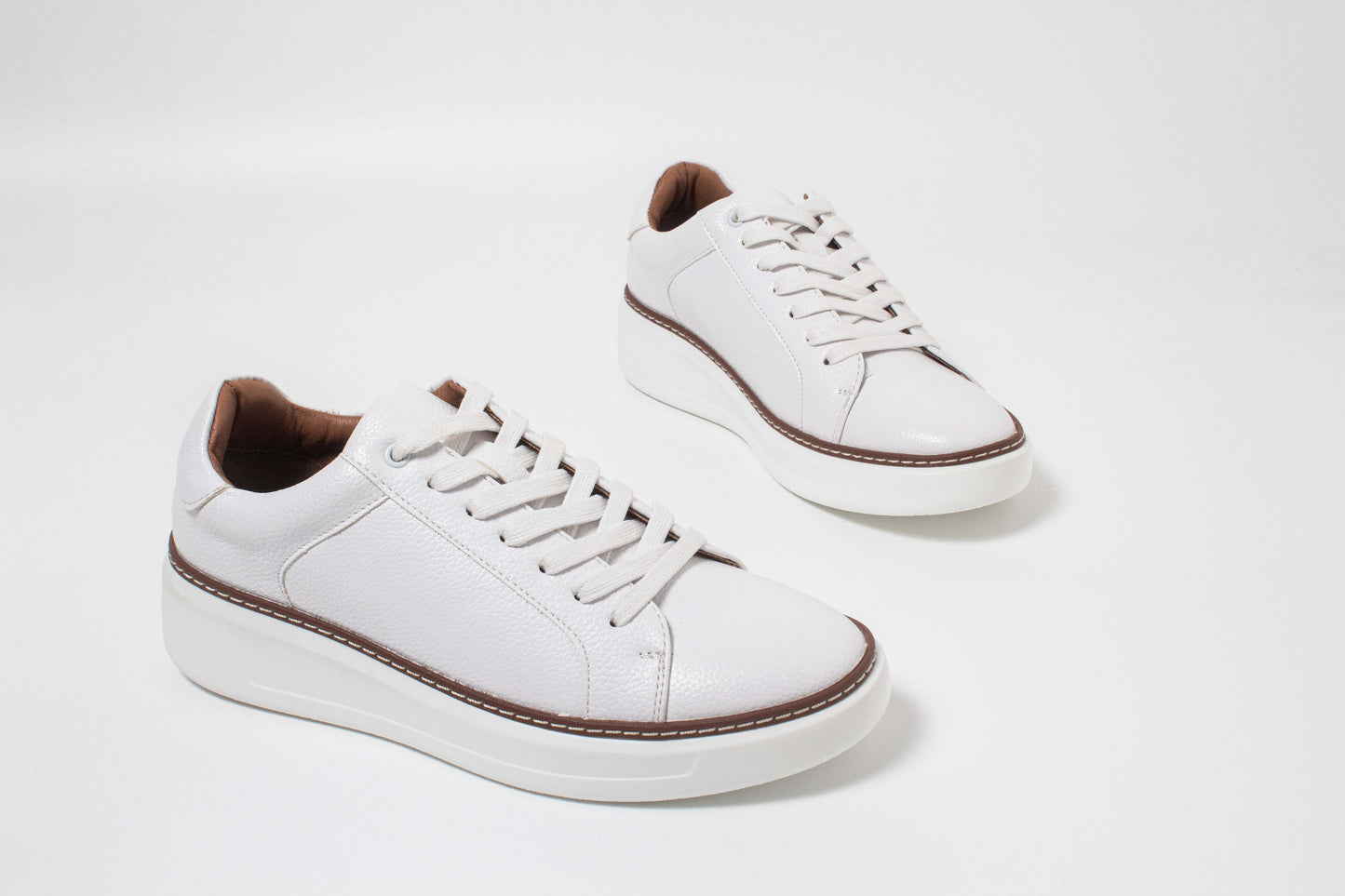 BRUNO010MB CASUAL TENIS AMARRADOS Blanco