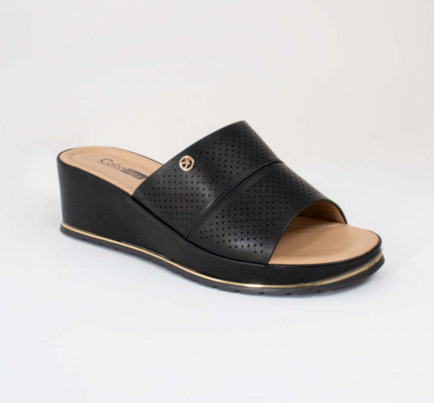 KANELA215LA CASUAL SANDALIAS CON HEBILLA Negro