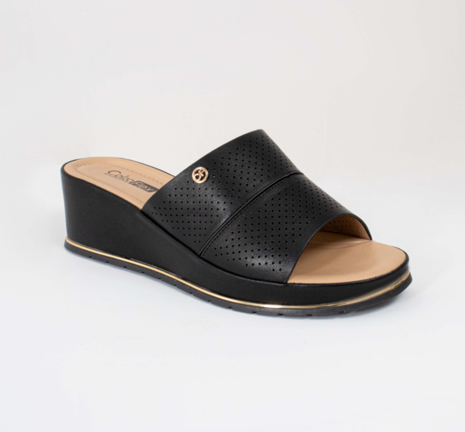 KANELA215LA CASUAL SANDALIAS CON HEBILLA Negro