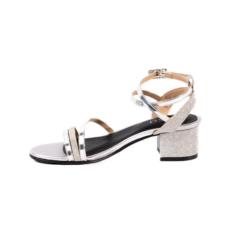 RK 274-45 SANDALIAS TACÓN CMS 5 Plateado