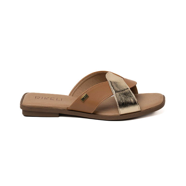 RK 319-02 CASUAL SANDALIAS FLAT Negro