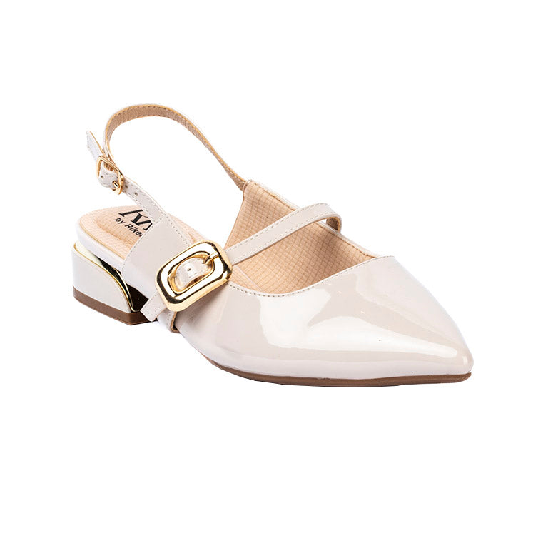 RIKELI78A CASUAL BALLERINA FLAT Beige 37