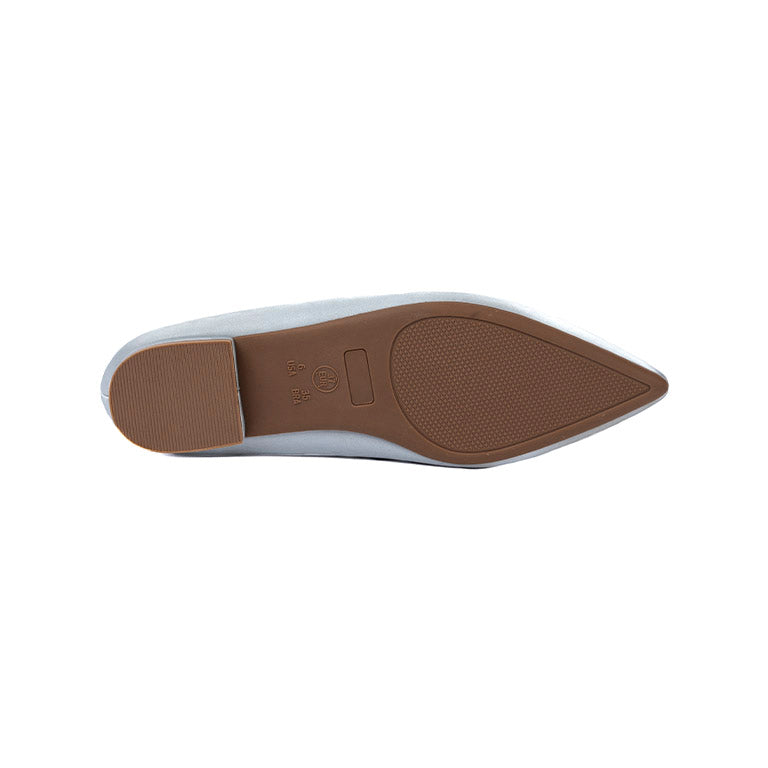 RIKELI80A CASUAL BALLERINA FLAT Plateado