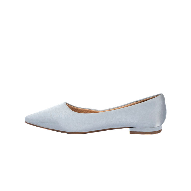 RIKELI80A CASUAL BALLERINA FLAT Plateado