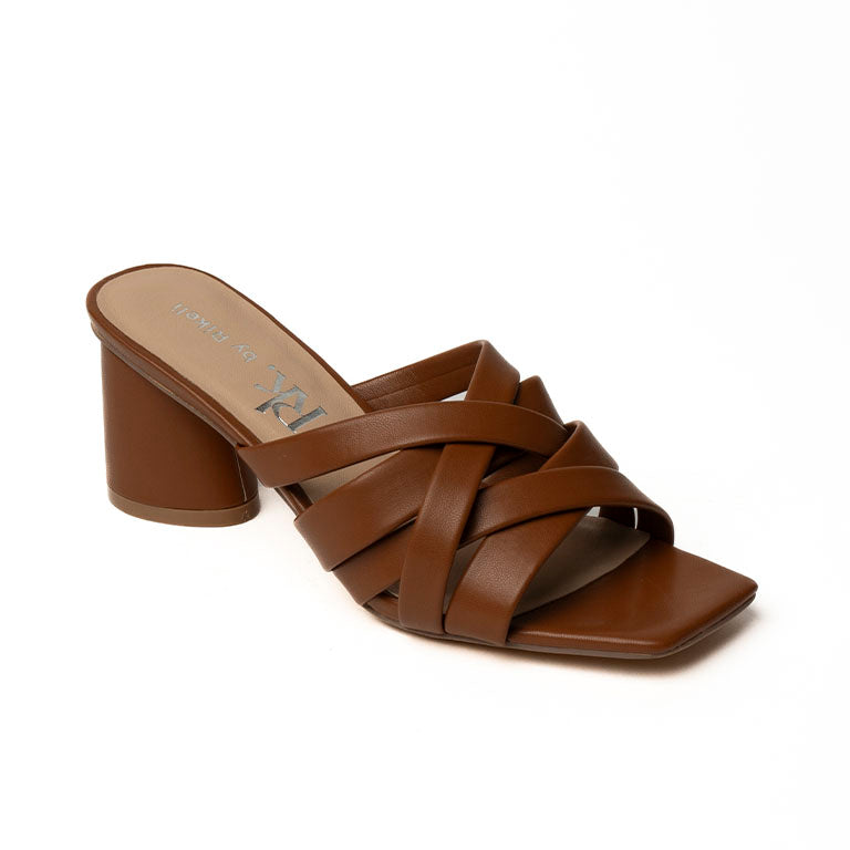 22325 SANDALIAS FLAT SANDALIAS Marron