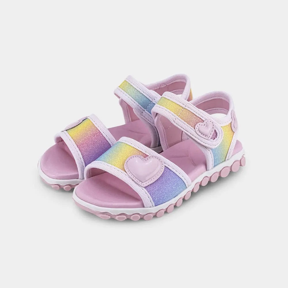 1103249 CASUAL SANDALIAS FLAT Rosado