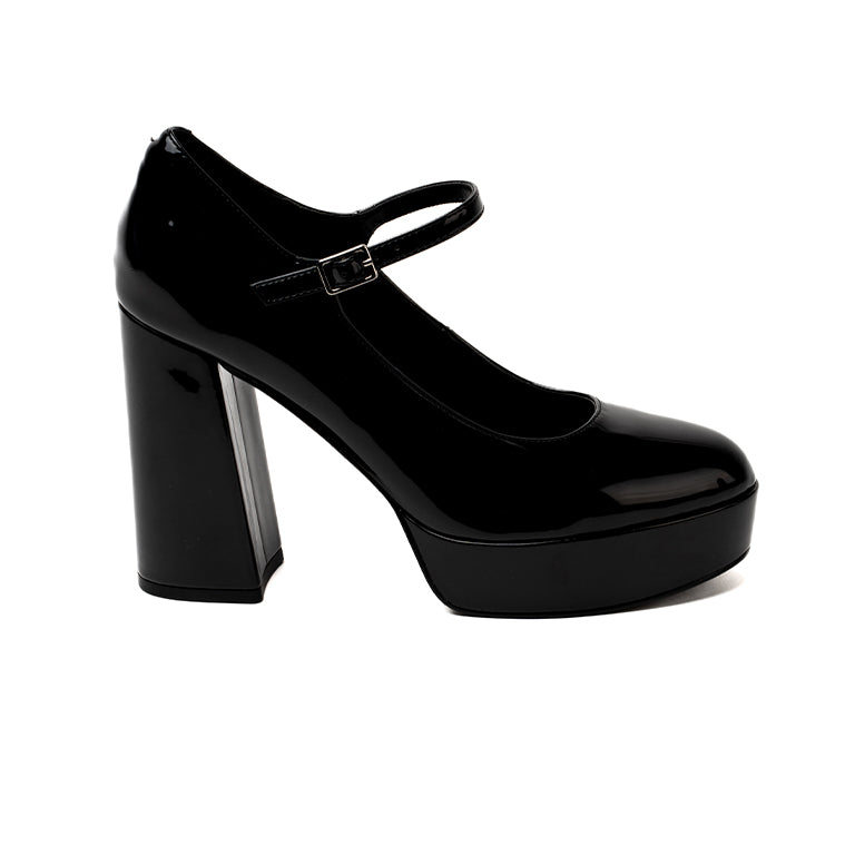 WNPRETZ3 CASUAL FORMAL TACÓN Negro