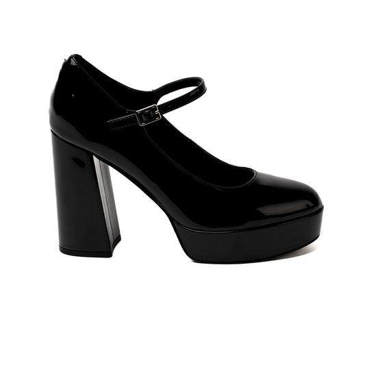 WNPRETZ3 CASUAL FORMAL TACÓN Negro
