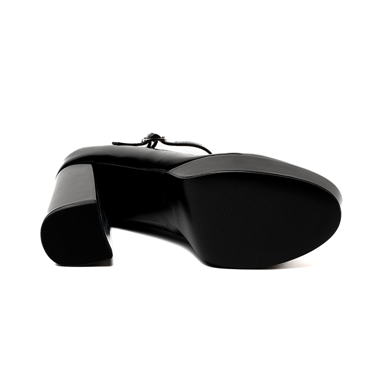WNPRETZ3 CASUAL FORMAL TACÓN Negro