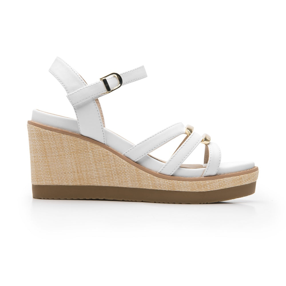 135601 SANDALIAS CUÑA ESTER Blanco
