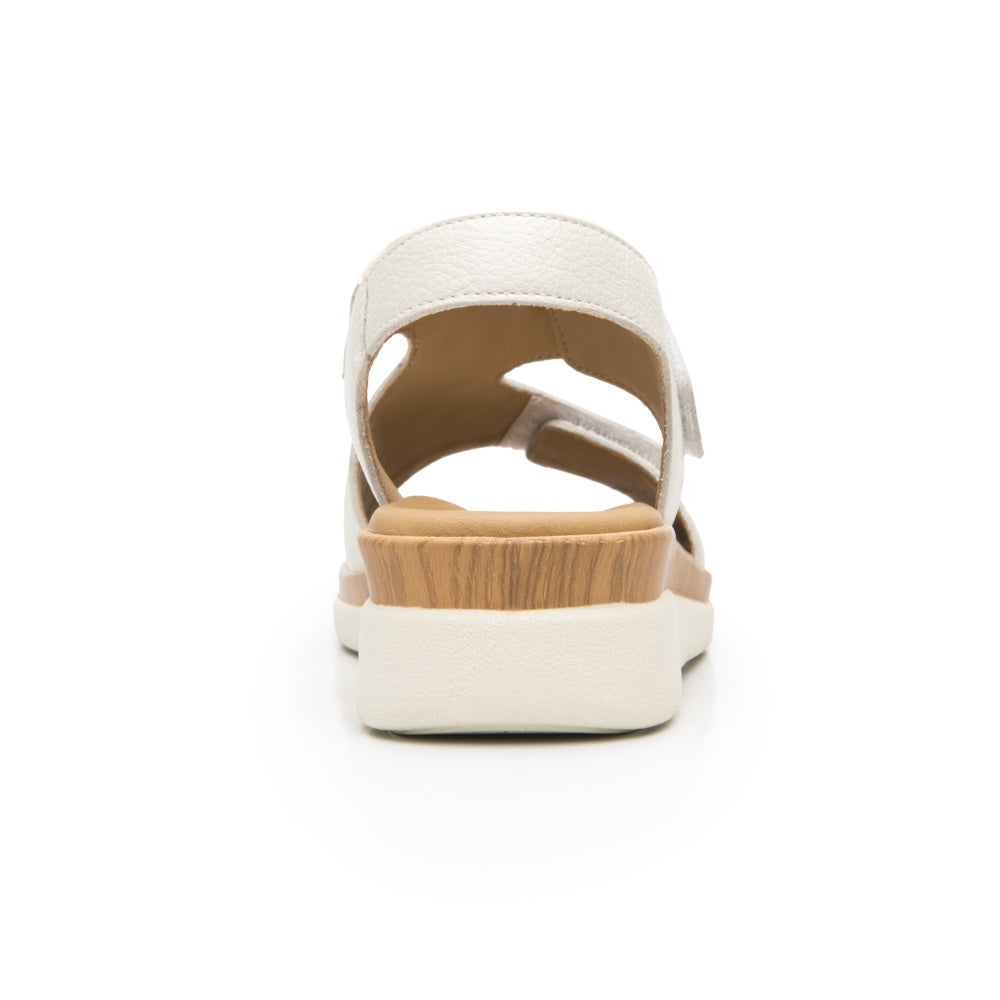124210 SANDALIAS VELCRO DARIANA Natural