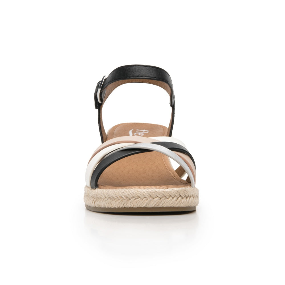 135402 SANDALIAS CUÑA MERIDA Negro